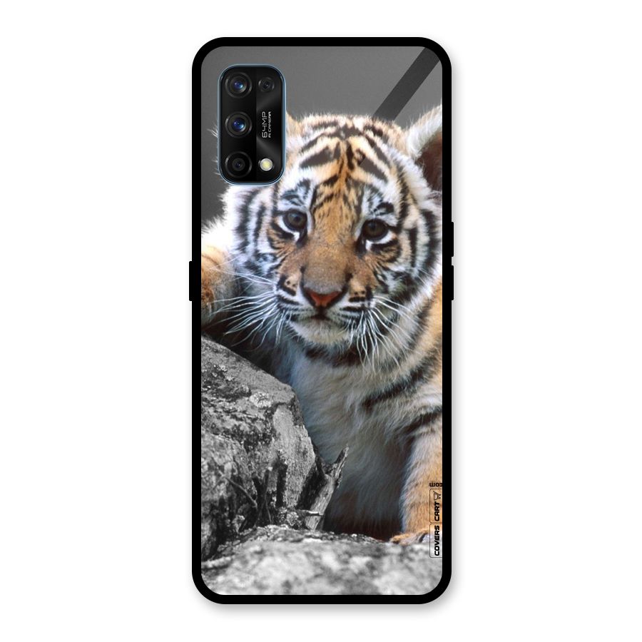 Animal Beauty Glass Back Case for Realme 7 Pro