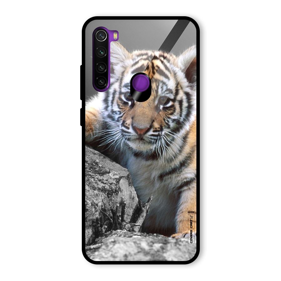 Animal Beauty Glass Back Case for Redmi Note 8