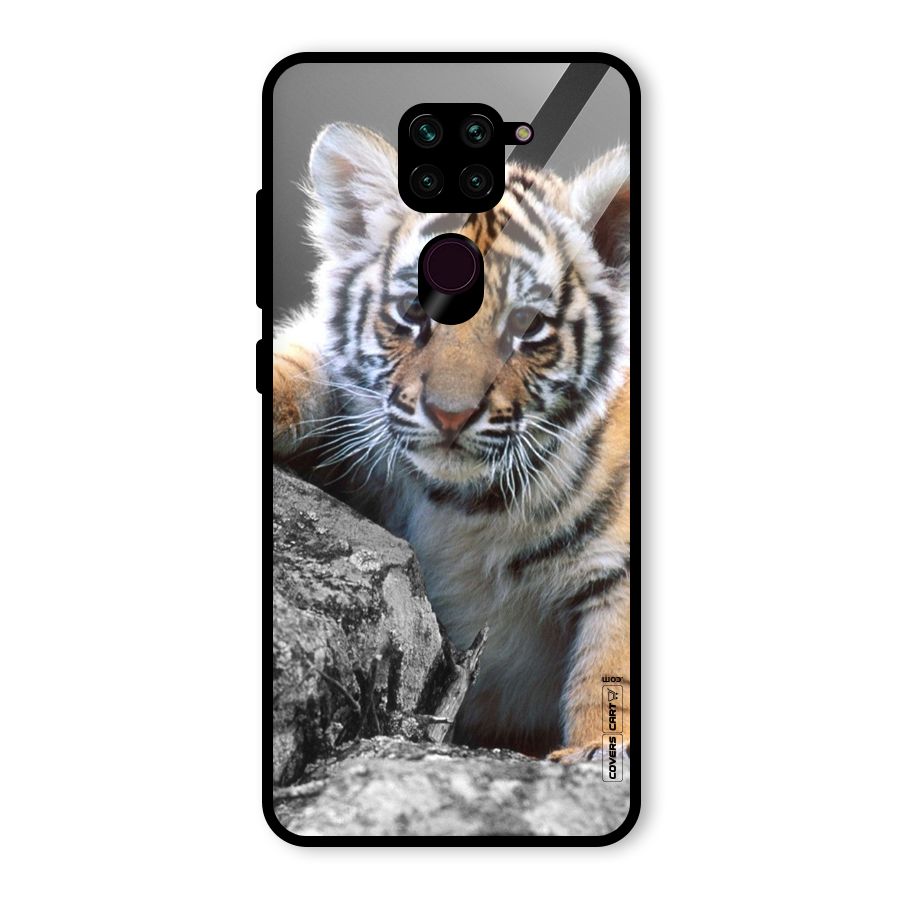 Animal Beauty Glass Back Case for Redmi Note 9