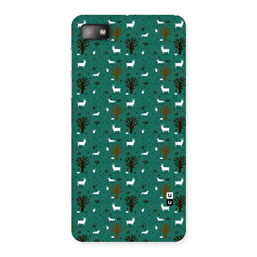 Animal Grass Pattern Back Case for Blackberry Z10