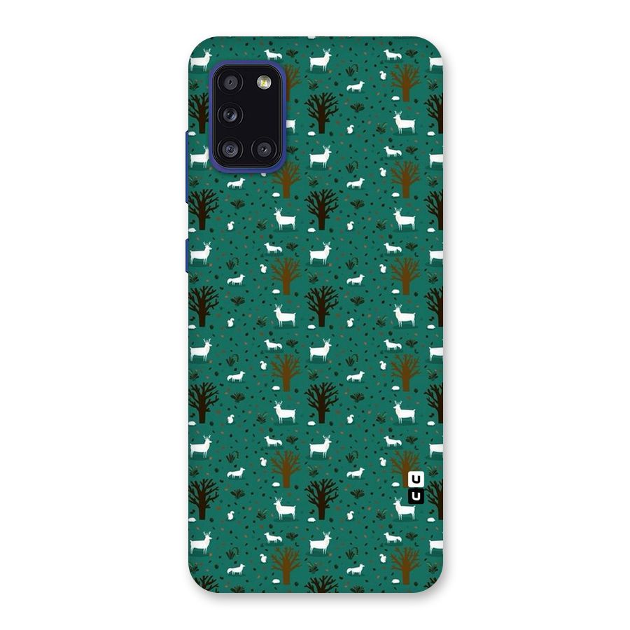 Animal Grass Pattern Back Case for Galaxy A31