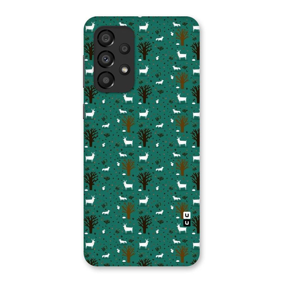 Animal Grass Pattern Back Case for Galaxy A33 5G