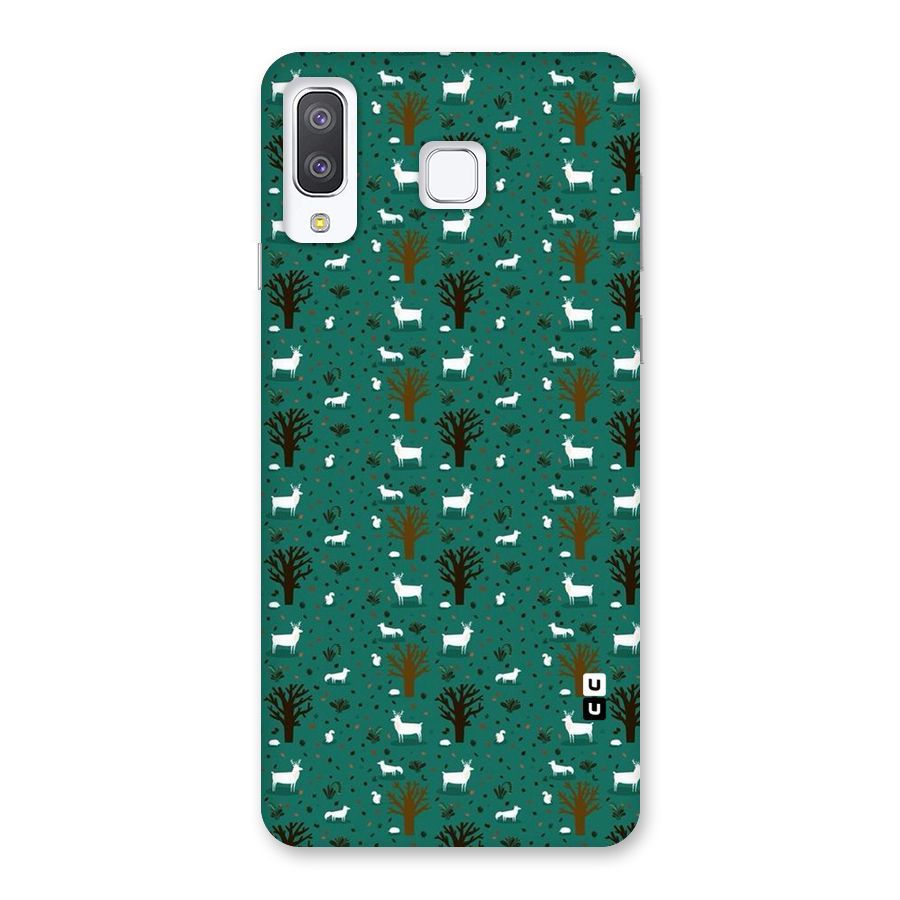 Animal Grass Pattern Back Case for Galaxy A8 Star