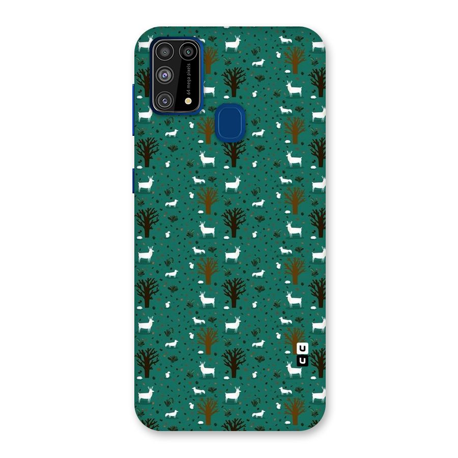Animal Grass Pattern Back Case for Galaxy F41