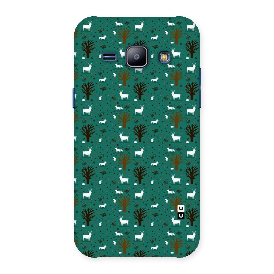Animal Grass Pattern Back Case for Galaxy J1