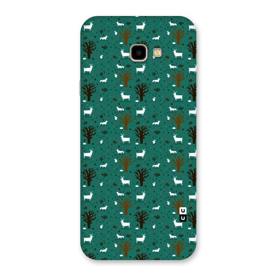 Animal Grass Pattern Back Case for Galaxy J4 Plus