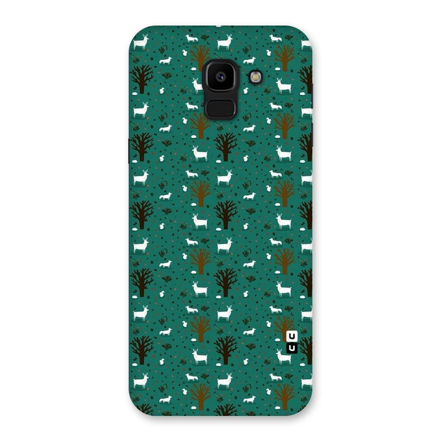 Animal Grass Pattern Back Case for Galaxy J6