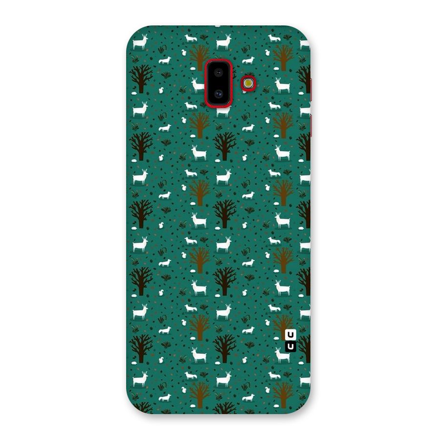 Animal Grass Pattern Back Case for Galaxy J6 Plus
