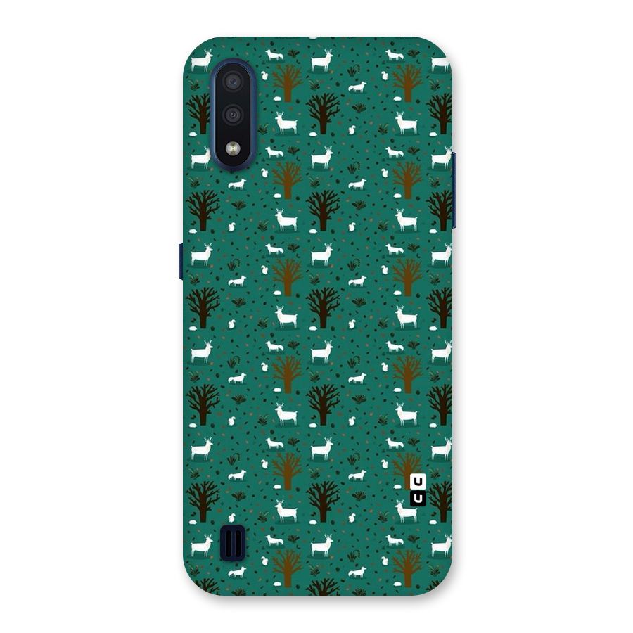 Animal Grass Pattern Back Case for Galaxy M01