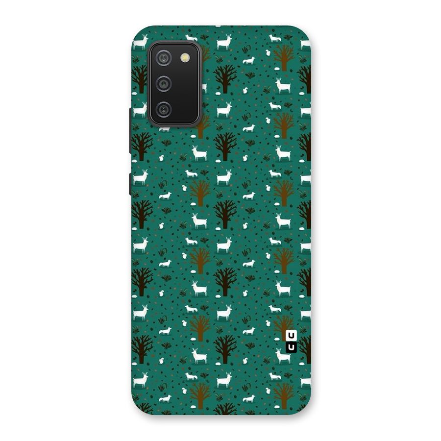 Animal Grass Pattern Back Case for Galaxy M02s