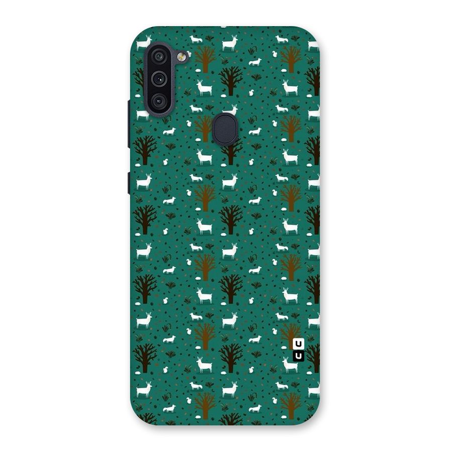 Animal Grass Pattern Back Case for Galaxy M11