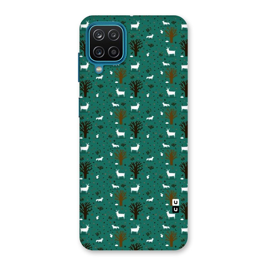 Animal Grass Pattern Back Case for Galaxy M12