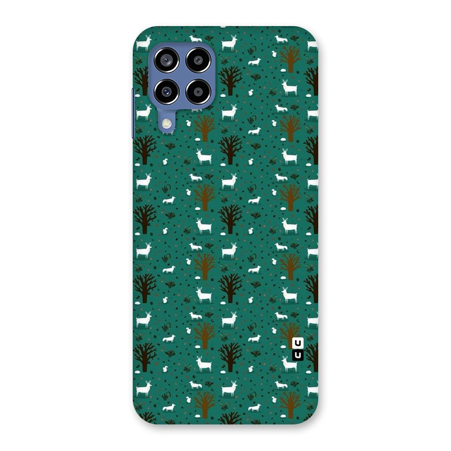 Animal Grass Pattern Back Case for Galaxy M53 5G