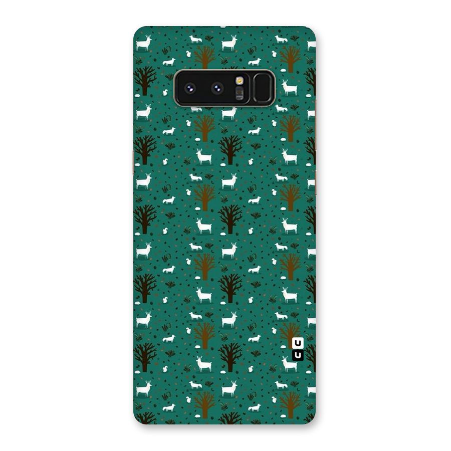 Animal Grass Pattern Back Case for Galaxy Note 8
