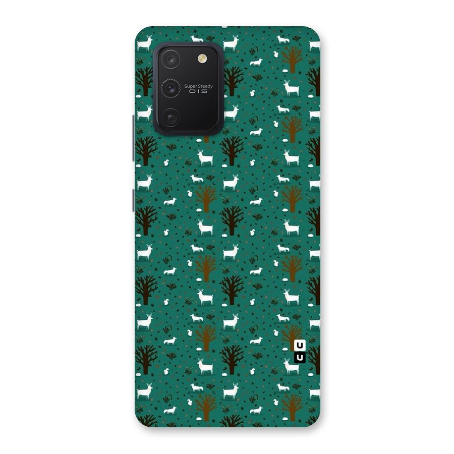 Animal Grass Pattern Back Case for Galaxy S10 Lite