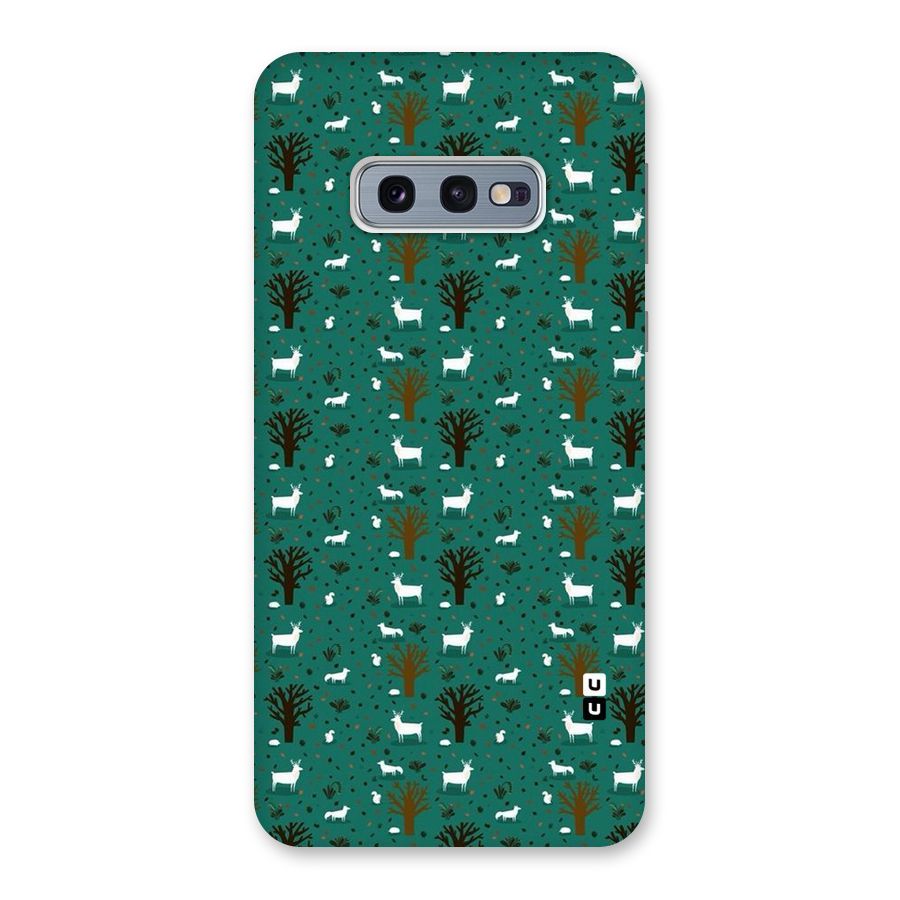 Animal Grass Pattern Back Case for Galaxy S10e