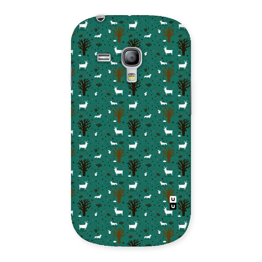 Animal Grass Pattern Back Case for Galaxy S3 Mini