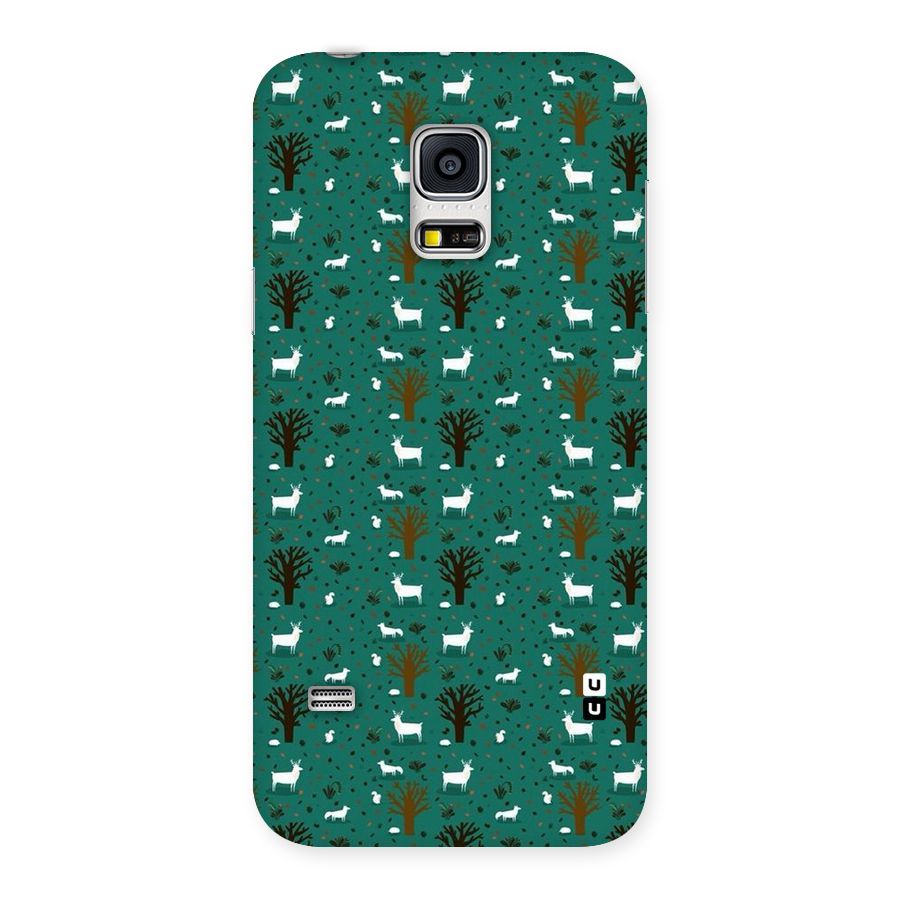 Animal Grass Pattern Back Case for Galaxy S5 Mini