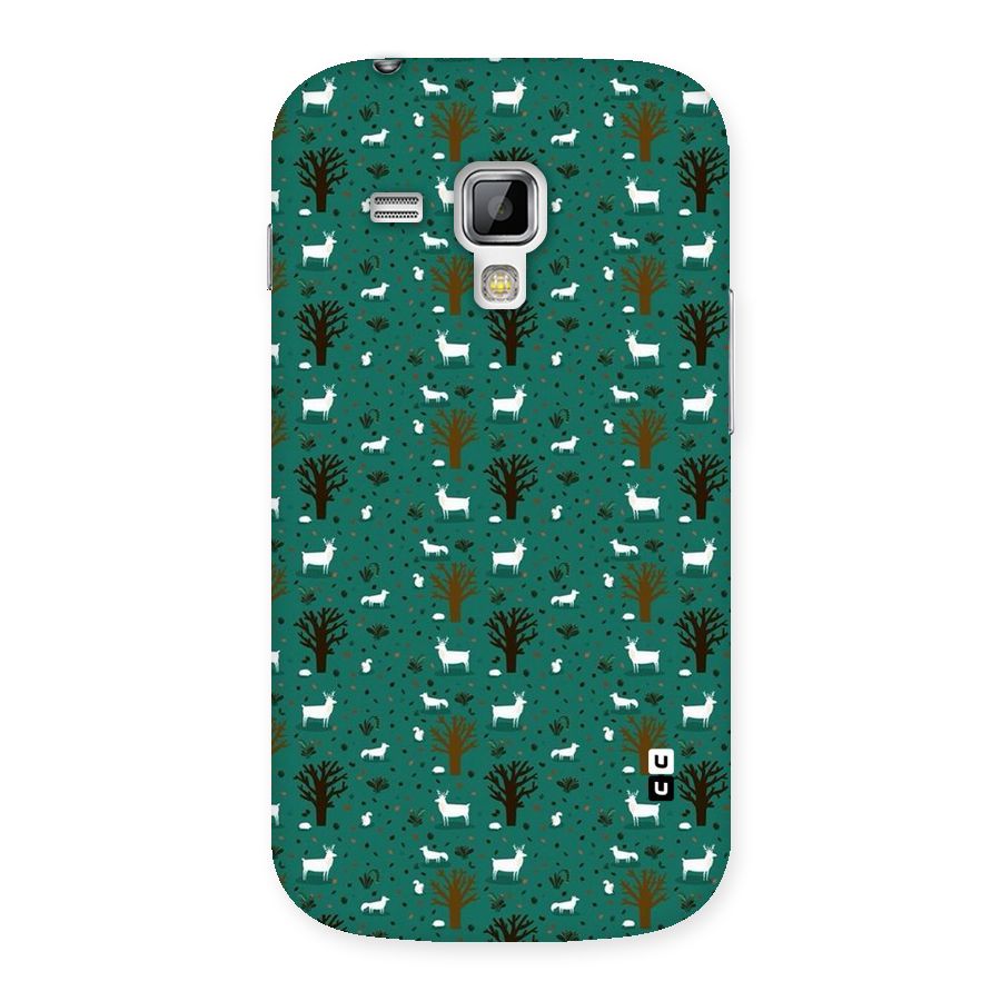 Animal Grass Pattern Back Case for Galaxy S Duos