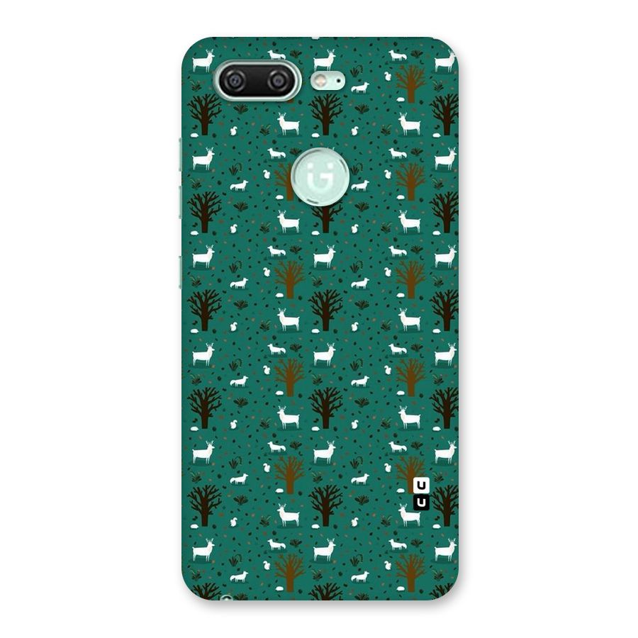 Animal Grass Pattern Back Case for Gionee S10