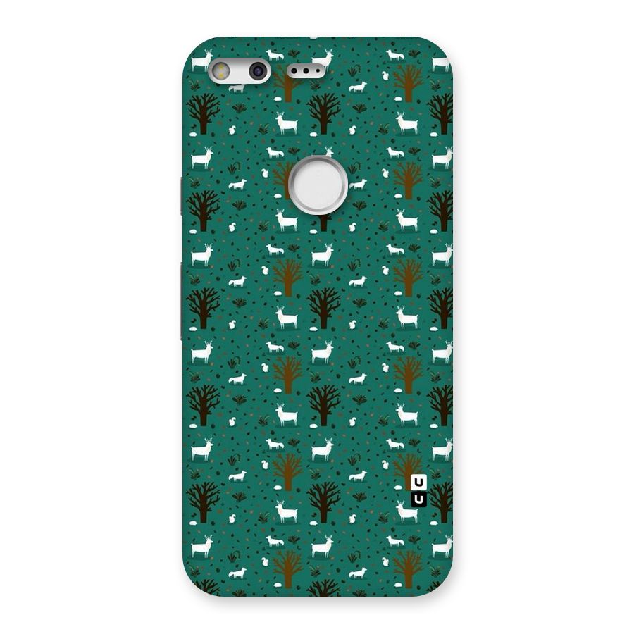 Animal Grass Pattern Back Case for Google Pixel