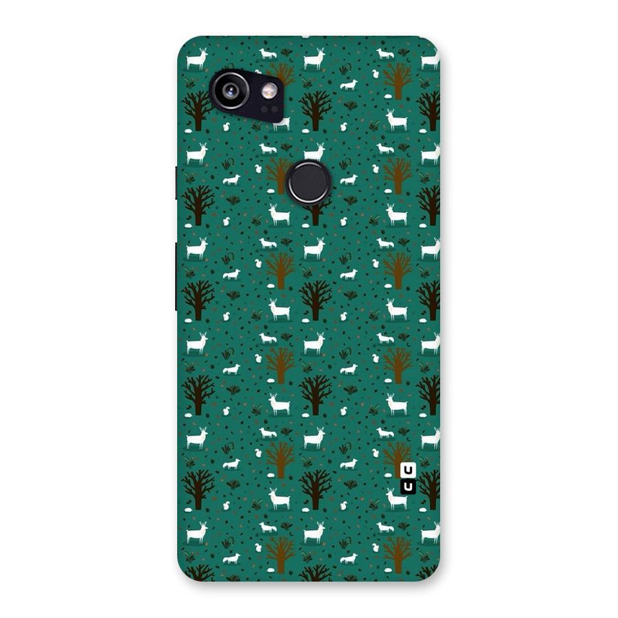 Animal Grass Pattern Back Case for Google Pixel 2 XL