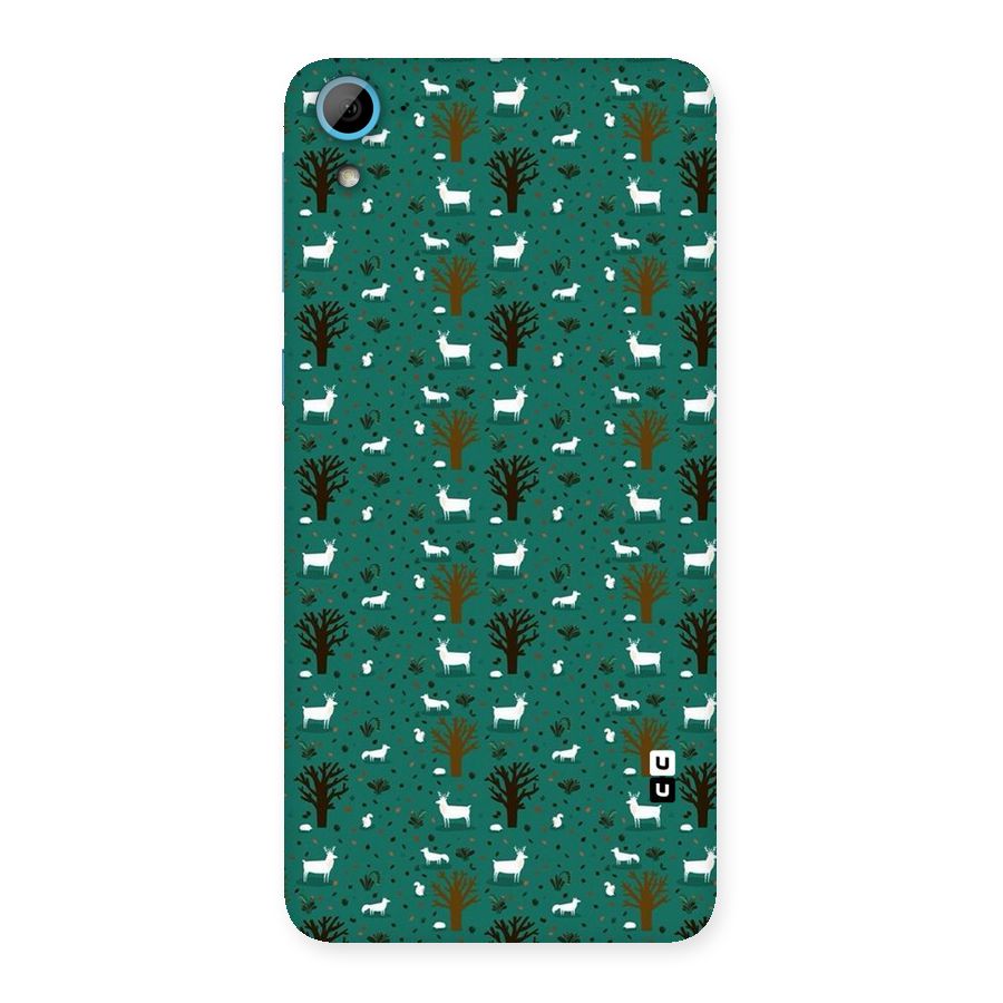 Animal Grass Pattern Back Case for HTC Desire 826
