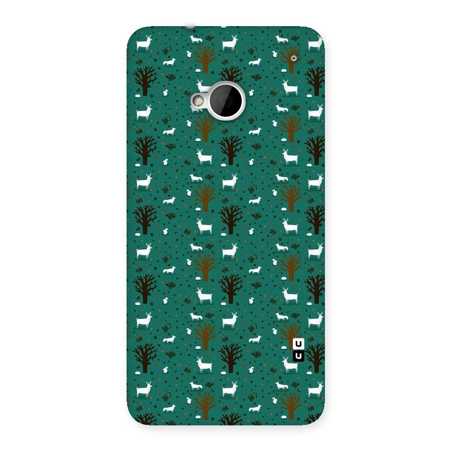 Animal Grass Pattern Back Case for HTC One M7