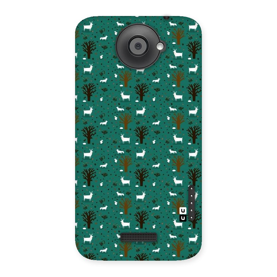 Animal Grass Pattern Back Case for HTC One X