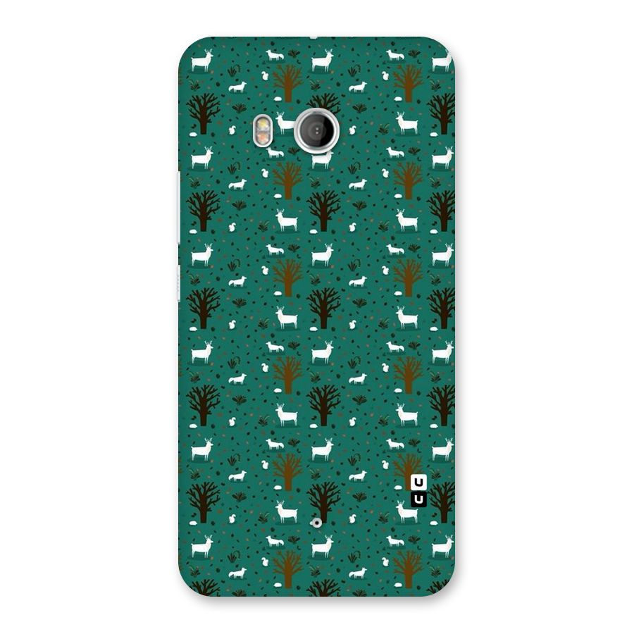 Animal Grass Pattern Back Case for HTC U11