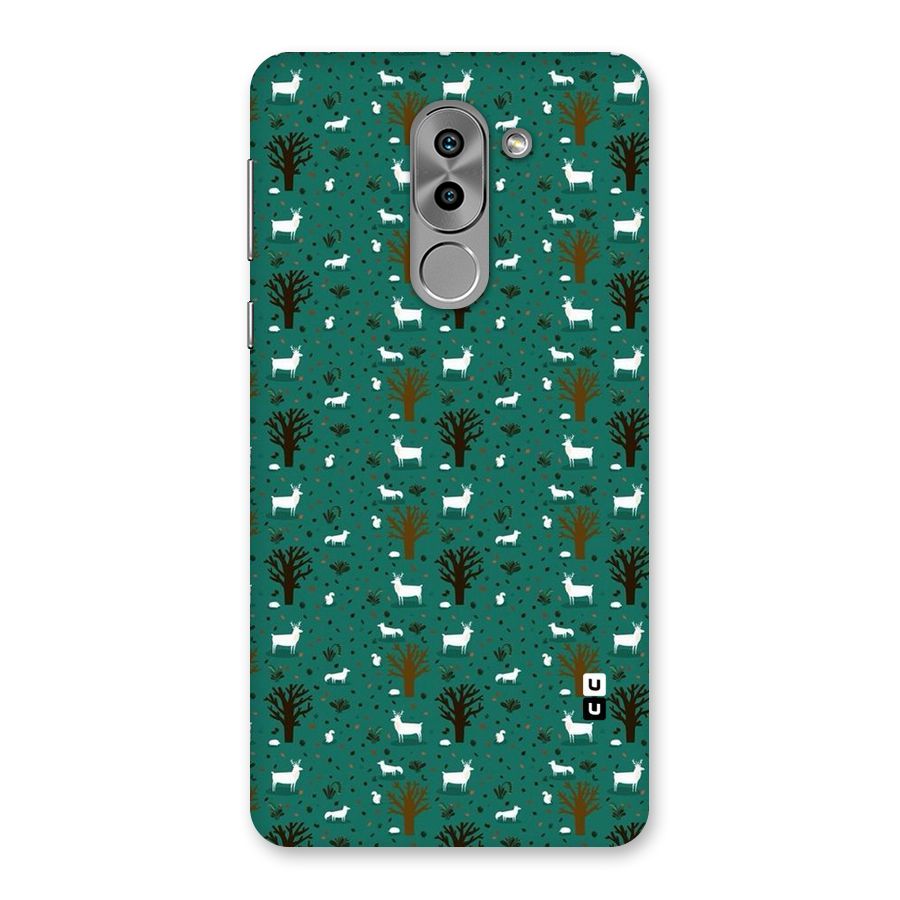 Animal Grass Pattern Back Case for Honor 6X