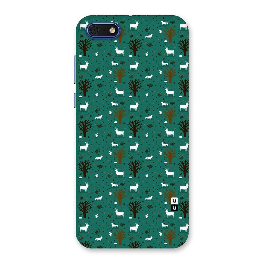 Animal Grass Pattern Back Case for Honor 7s