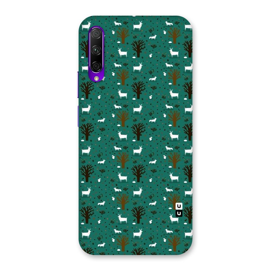 Animal Grass Pattern Back Case for Honor 9X Pro