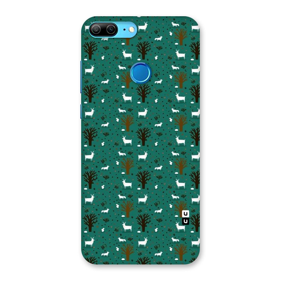 Animal Grass Pattern Back Case for Honor 9 Lite
