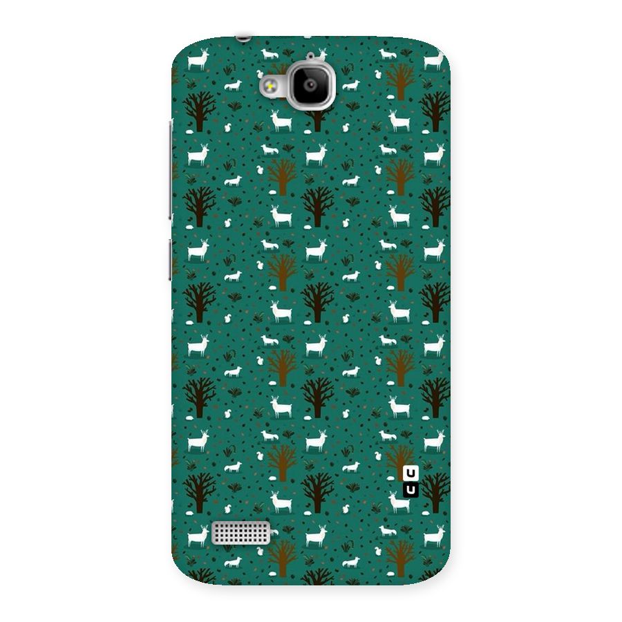 Animal Grass Pattern Back Case for Honor Holly