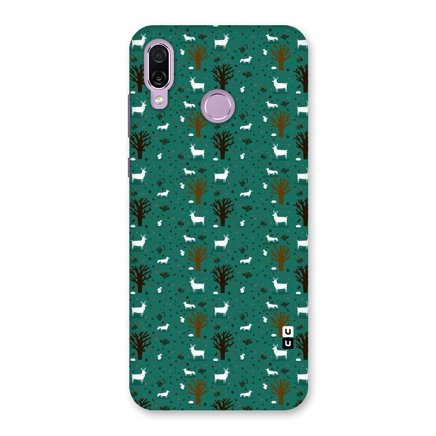 Animal Grass Pattern Back Case for Honor Play