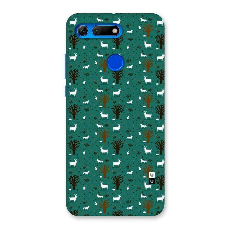 Animal Grass Pattern Back Case for Honor View 20