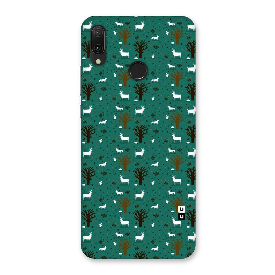 Animal Grass Pattern Back Case for Huawei Y9 (2019)