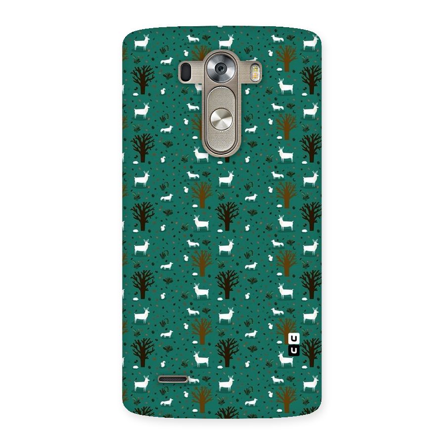 Animal Grass Pattern Back Case for LG G3