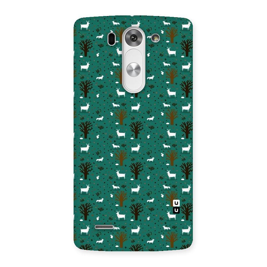 Animal Grass Pattern Back Case for LG G3 Mini