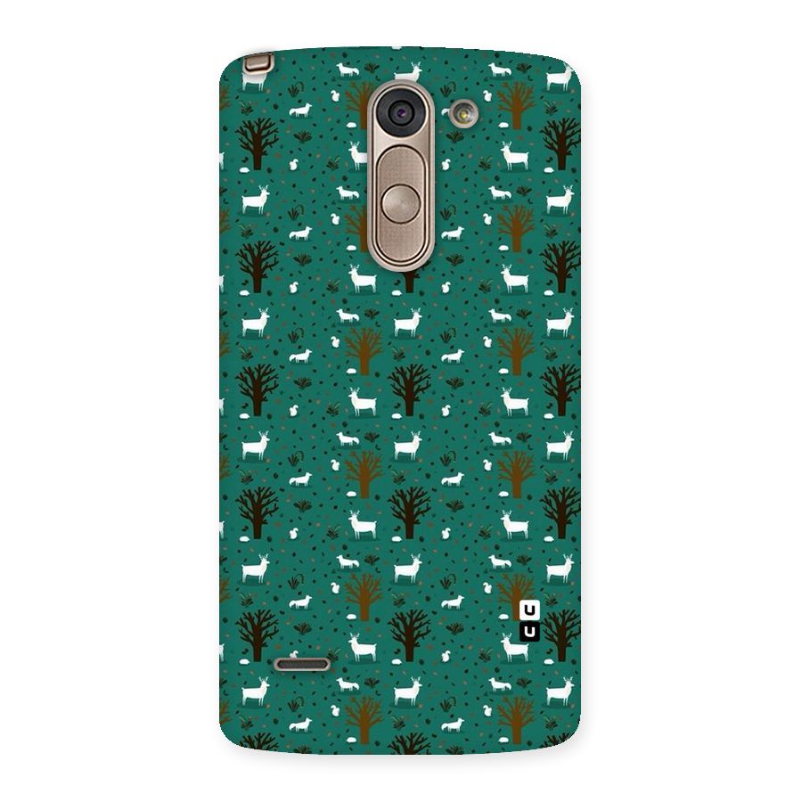 Animal Grass Pattern Back Case for LG G3 Stylus