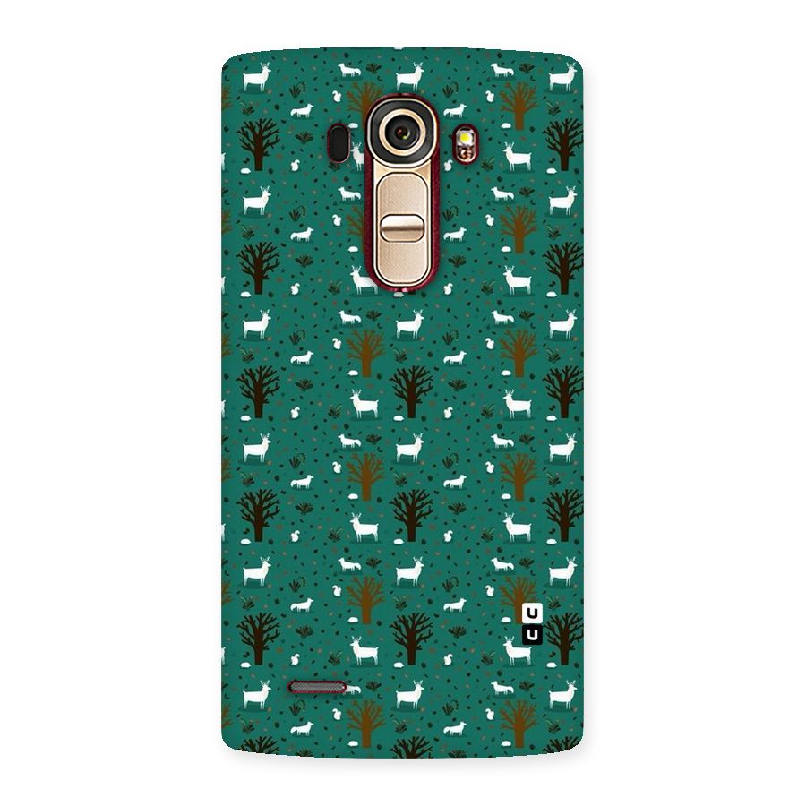 Animal Grass Pattern Back Case for LG G4