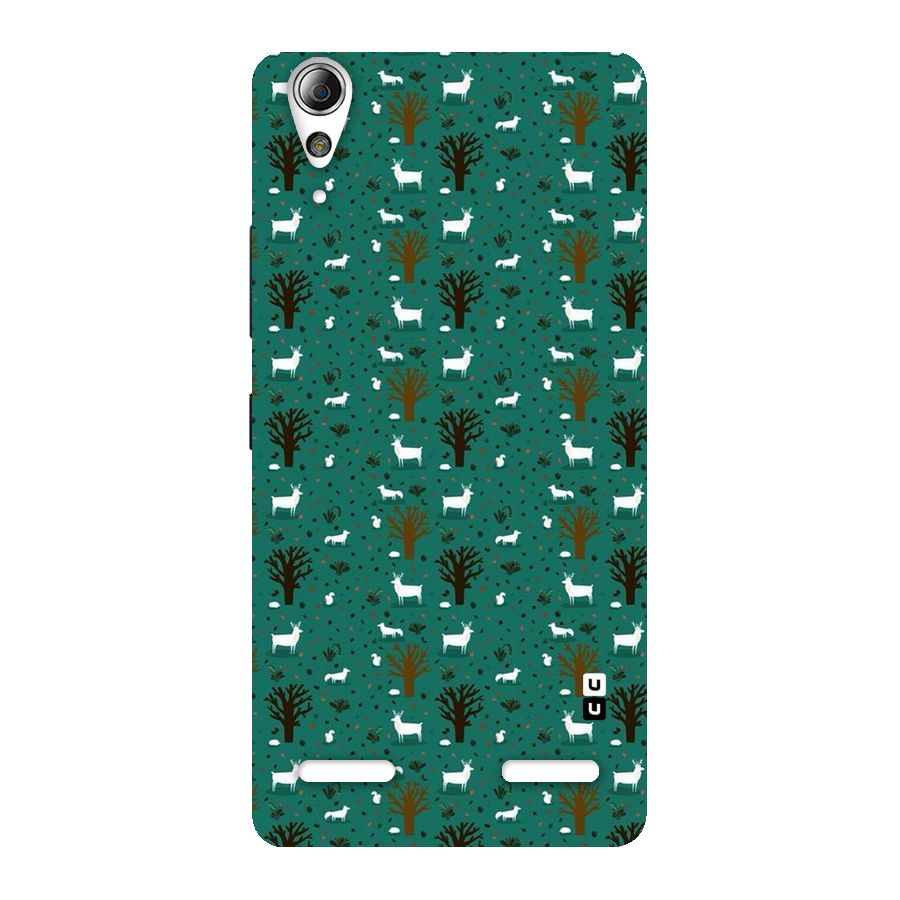 Animal Grass Pattern Back Case for Lenovo A6000