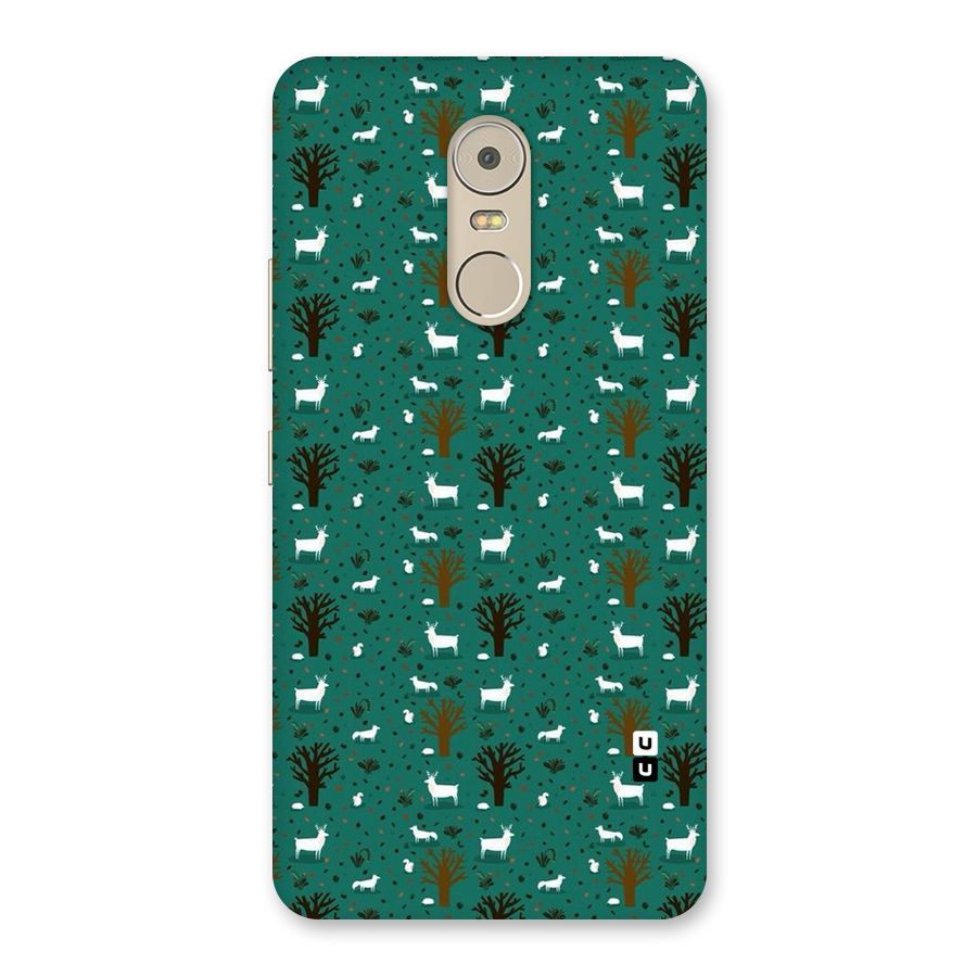 Animal Grass Pattern Back Case for Lenovo K6 Note