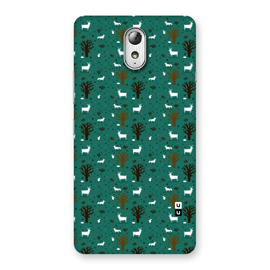 Animal Grass Pattern Back Case for Lenovo Vibe P1M