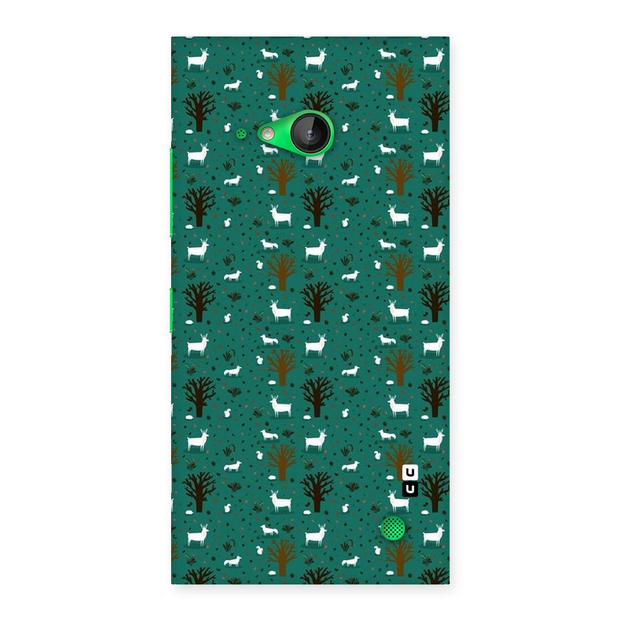 Animal Grass Pattern Back Case for Lumia 730