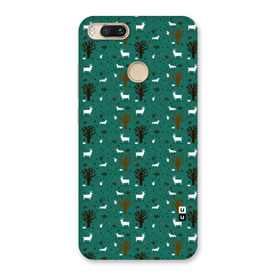 Animal Grass Pattern Back Case for Mi A1
