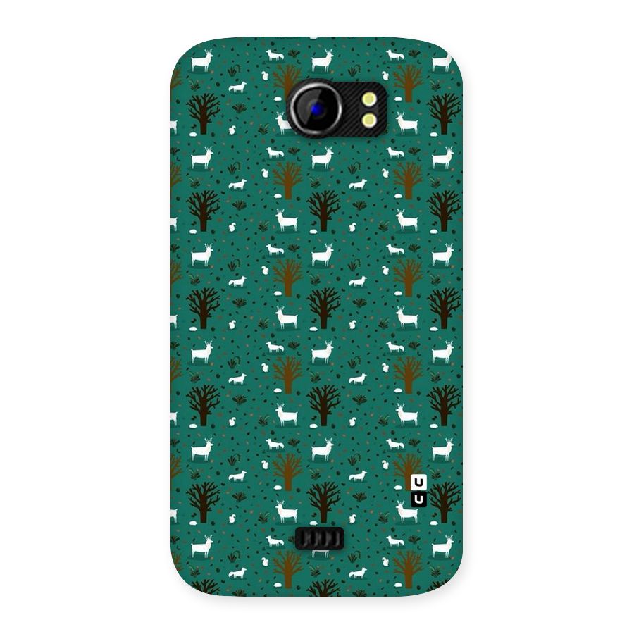 Animal Grass Pattern Back Case for Micromax Canvas 2 A110