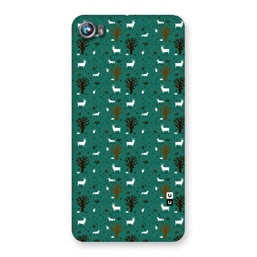 Animal Grass Pattern Back Case for Micromax Canvas Fire 4 A107