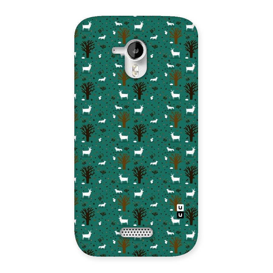 Animal Grass Pattern Back Case for Micromax Canvas HD A116